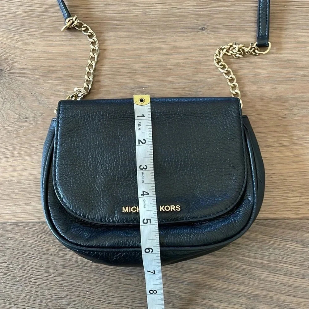 Michael Kors Small Black Leather Crossbody Bag